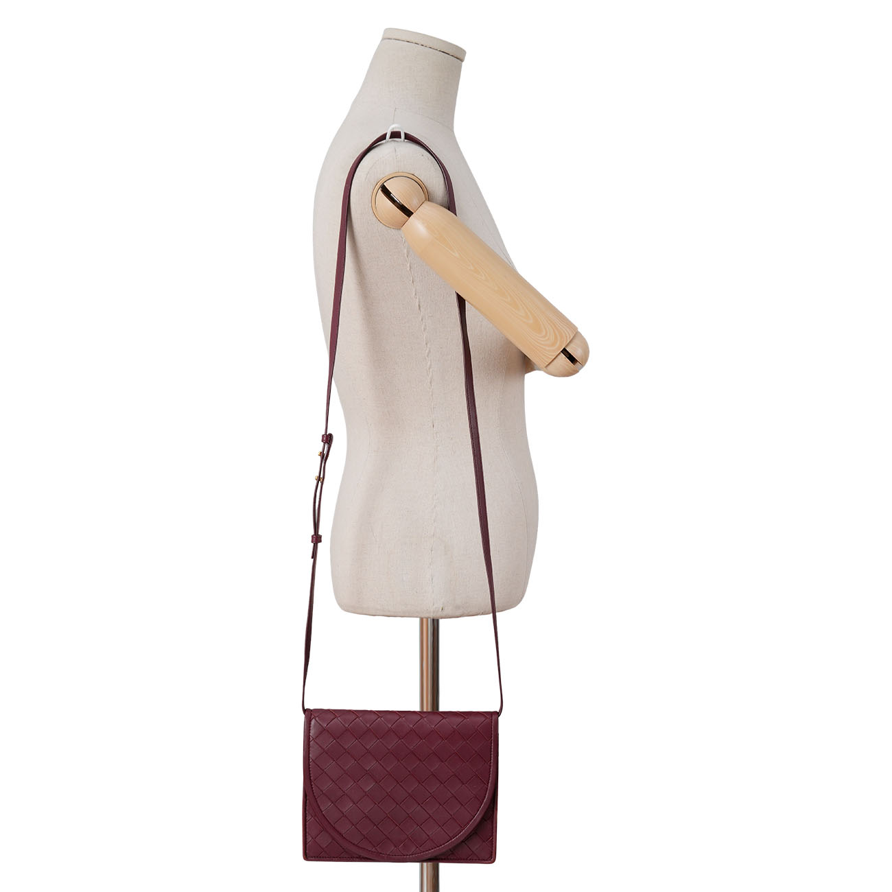 BOTTEGA VENETA(USED)보테가베네타 577812 인트레치아토 플랩 크로스백